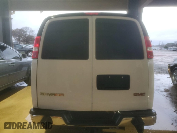 2019 GMC Savana Cargo z VIN 1GTW7AFG2K1293185, wystawiony jako Copart lot #85685444 z przebiegiem 166 770 mil mil oraz Szkody całkowita. Historia ofert i sprzedaży dostępna na DreamBid. Obrazek 6.