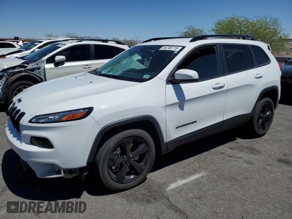 2018 Jeep Cherokee Latitude with VIN 1C4PJLCXXJD528273, listed as a Copart auction lot 56746715 with 70,443 mi miles and Salvage title. Bid and sale history available at DreamBid. Image 1.
