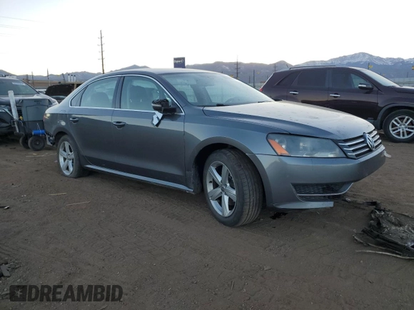 2013 Volkswagen Passat SE with VIN 1VWBH7A33DC110237, listed as a Copart auction lot 85404764 with 223,426 mi miles and Salvage Title. Bid and sale history available at carsss.com. Image 4.