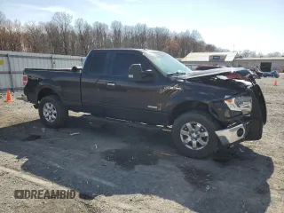 2014 Ford F-150 XL with VIN 1FTFX1ET1EKD01029, listed as a Copart auction lot 50314565 with 161,177 mi miles and Salvage Title. Bid and sale history available at carsss.com. Image 4.