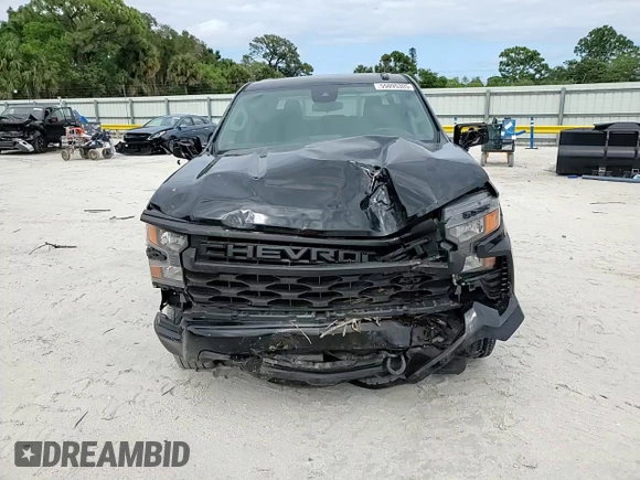2022 Chevrolet Silverado 1500 Custom with VIN 3GCPABEK1NG596837, listed as a Copart auction lot 55095305 with 32,919 mi miles and Salvage Title. Bid and sale history available at DreamBid. Image 13.