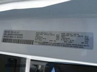 2021 Ram ProMaster Cargo z VIN 3C6LRVVG4ME529686, wystawiony jako IAAI lot #42216599 z przebiegiem 74 985 mil mil oraz . Historia ofert i sprzedaży dostępna na DreamBid. Obrazek 9.