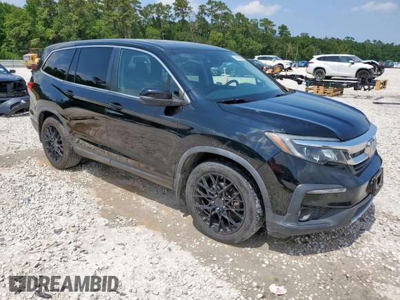 2019 Honda Pilot EX-L with VIN 5FNYF5H59KB044310, listed as a Copart auction lot 58580895 with 210,131 mi miles and Salvage title. Bid and sale history available at DreamBid. Image 4.