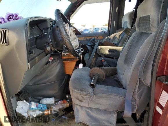 1995 Ford Econoline Cargo with VIN 1FDEE14H4SHB66776, listed as a Copart auction lot 76501244 with 126,673 mi miles and Salvage Title. Bid and sale history available at DreamBid. Image 7.
