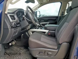 2021 Nissan Titan SV with VIN 1N6AA1EF0MN512559, listed as a Copart auction lot 61561305 with 31,344 mi miles and Salvage title. Bid and sale history available at DreamBid. Image 7.