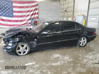 2005 Mercedes-Benz S 430 with VIN WDBNG70J35A444783, listed as a Copart auction lot 60645155 with 167,631 mi miles and Salvage title. Bid and sale history available at DreamBid. Image 1.