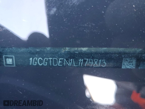 2020 Chevrolet Colorado 4WD Z71 with VIN 1GCGTDEN1L1179813, listed as a Copart auction lot 48595975 with 106,385 mi miles and Clean title. Bid and sale history available at DreamBid. Image 13.