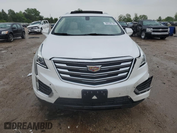 2017 Cadillac XT5 Luxury FWD with VIN 1GYKNBRS3HZ323826, listed as a Copart auction lot 58239735 with 67,416 mi miles and Salvage title. Bid and sale history available at DreamBid. Image 5.