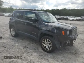 2017 Jeep Renegade Latitude with VIN ZACCJBBB5HPE42766, listed as a Copart auction lot 61397165 with 98,441 mi miles and Salvage title. Bid and sale history available at DreamBid. Image 4.