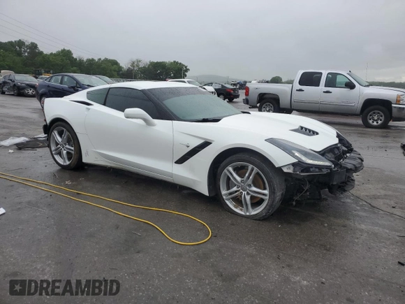 2017 Chevrolet Corvette 1LT with VIN 1G1YA2D77H5116807, listed as a Copart auction lot 55170335 with 94,591 mi miles and Salvage title. Bid and sale history available at DreamBid. Image 4.