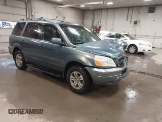 2005 Honda Pilot EX-L with RES with VIN 2HKYF18615H515907, listed as a IAAI auction lot 41520756 with 172,939 mi miles. Bid and sale history available at carsss.com. Image 1.