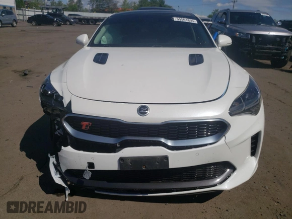 2018 Kia Stinger Premium with VIN KNAE25LA2J6026466, listed as a Copart auction lot 55504895 with 96,032 mi miles and Salvage Title. Bid and sale history available at DreamBid. Image 5.