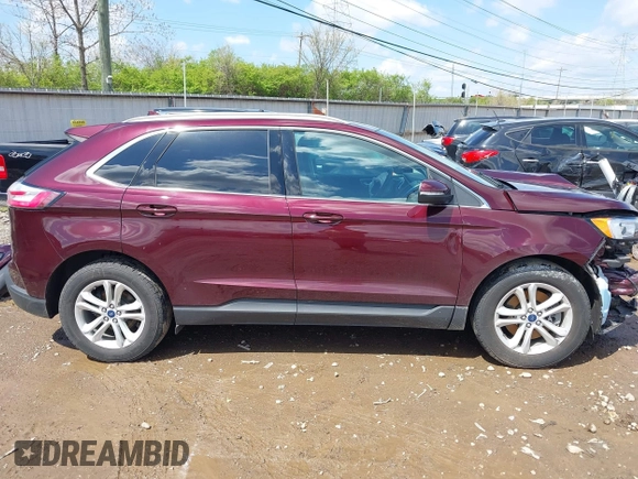 2020 Ford Edge SEL with VIN 2FMPK4J94LBA85551, listed as a IAAI auction lot 41994442 with 27,329 mi miles and . Bid and sale history available at DreamBid. Image 14.