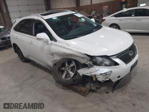 2011 Lexus RX 350 with VIN 2T2BK1BA4BC087291, listed as a IAAI auction lot 42550963 with 120,700 mi miles and . Bid and sale history available at DreamBid. Image 1.