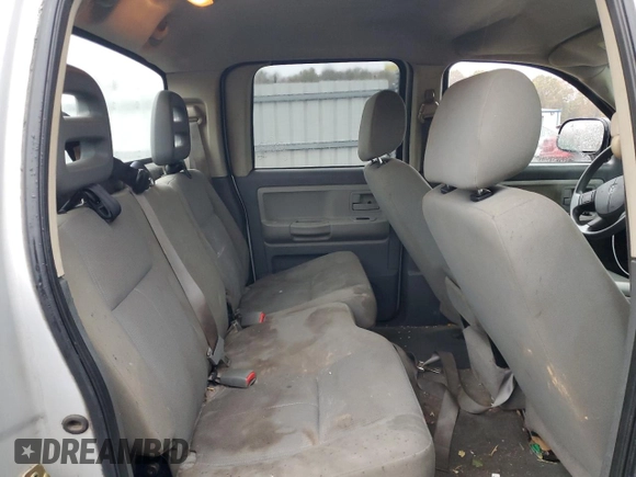 2006 Dodge Dakota SLT with VIN 1D7HE48K86S605839, listed as a Copart auction lot 78135534 with 205,283 mi miles and Salvage Title. Bid and sale history available at DreamBid. Image 10.