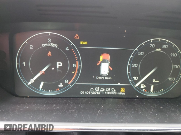 2016 Land Rover Range Rover with VIN SALGR2KF6GA262006, listed as a Copart auction lot 49400195 with 109,829 mi miles and Salvage Title. Bid and sale history available at DreamBid. Image 9.
