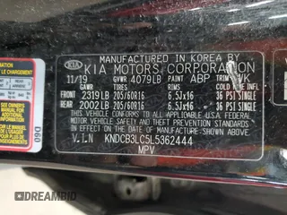 2020 Kia Niro LXS with VIN KNDCB3LC5L5362444, listed as a Copart auction lot 54555305 with 126,183 mi miles and Clean Title. Bid and sale history available at carsss.com. Image 13.