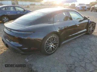 2024 Porsche Taycan with VIN WP0AA2Y10RSA10283, listed as a Copart auction lot 82637484 with 3,036 mi miles and Salvage title. Bid and sale history available at DreamBid. Image 3.