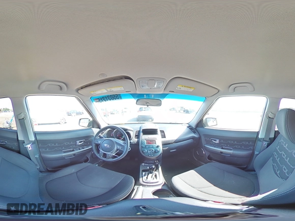 2012 Kia Soul + with VIN KNDJT2A68C7441090, listed as a Copart auction lot 55031315 with 91,288 mi miles and Salvage Title. Bid and sale history available at DreamBid. Image 14.