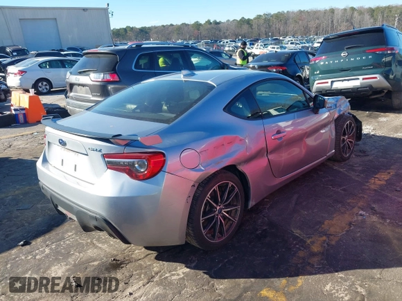 2017 Subaru BRZ Limited with VIN JF1ZCAC14H8606431, listed as a IAAI auction lot 41606857 with 56,118 mi miles. Bid and sale history available at carsss.com. Image 4.