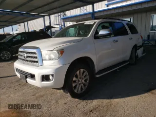 2012 Toyota Sequoia Platinum with VIN 5TDDY5G13CS065495, listed as a Copart auction lot 83325994 with 235,350 mi miles and Salvage Title. Bid and sale history available at carsss.com. Image 1.
