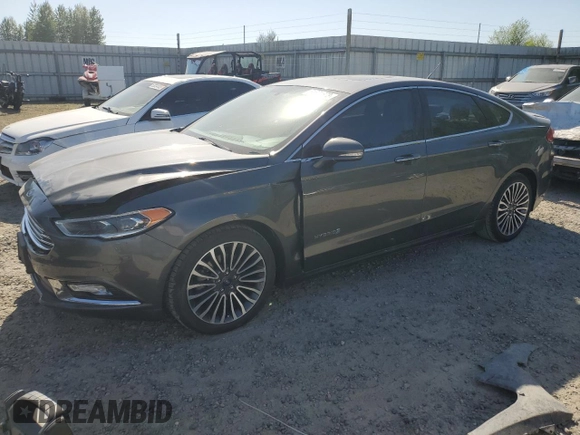2018 Ford Fusion Hybrid Titanium with VIN 3FA6P0RU6JR192446, listed as a Copart auction lot 51871373 with 98,597 mi miles. Bid and sale history available at carsss.com. Image 1.