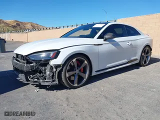 2019 Audi RS 5 Coupe with VIN WUAPWAF56KA907227, listed as a IAAI auction lot 41215802 with 43157 miles. Bid and sale history available at carsss.com. Image 23.
