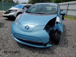 2015 Nissan LEAF SV with VIN 1N4AZ0CP9FC316237, listed as a Copart auction lot 66060053 with 48,475 mi miles. Bid and sale history available at carsss.com. Image 11.