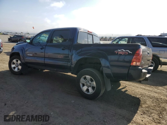 2008 Toyota Tacoma PreRunner with VIN 3TMJU62N48M059131, listed as a Copart auction lot 60751455 with 125,672 mi miles and Salvage title. Bid and sale history available at DreamBid. Image 2.
