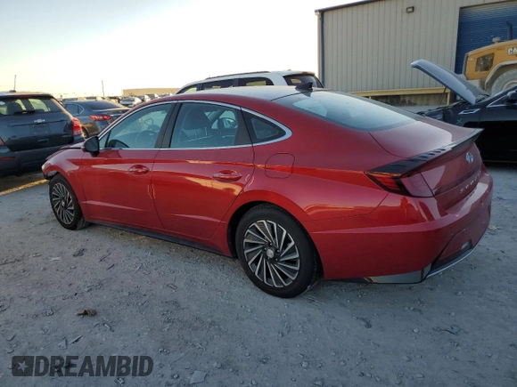 2020 Hyundai Sonata Hybrid Limited with VIN KMHL54JJ3LA015616, listed as a Copart auction lot 80538974 with 46,852 mi miles and Salvage Title. Bid and sale history available at carsss.com. Image 2.