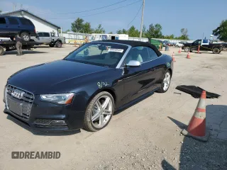 2014 Audi S5 Premium Plus with VIN WAUCGAFH8EN015557, listed as a Copart auction lot 68058844 with 158,143 mi miles and Salvage Title. Bid and sale history available at carsss.com. Image 1.