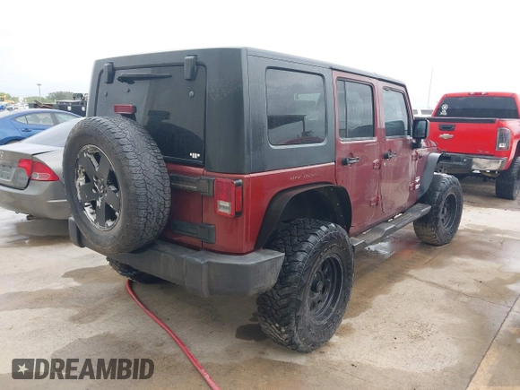 2007 Jeep Wrangler Unlimited Sahara with VIN 1J4GB59197L142223, listed as a IAAI auction lot 42025639 with 155,274 mi miles and . Bid and sale history available at DreamBid. Image 4.