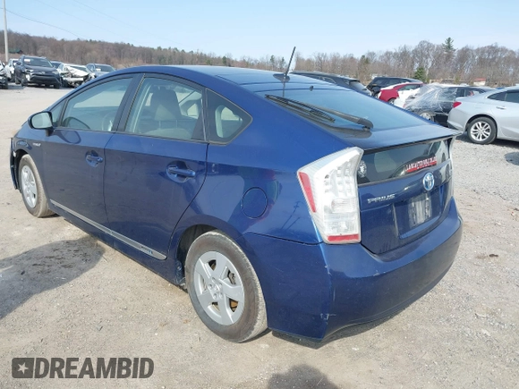 2010 Toyota Prius II with VIN JTDKN3DU0A5228383, listed as a IAAI auction lot 41759951 with 166,732 mi miles. Bid and sale history available at carsss.com. Image 3.