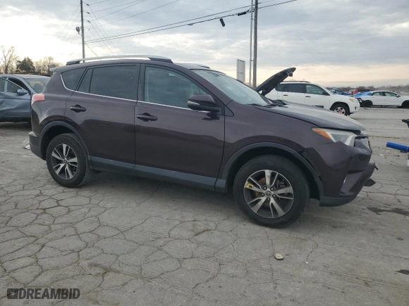 2016 Toyota RAV4 XLE with VIN 2T3WFREV8GW287241, listed as a Copart auction lot 45661165 with 106,203 mi miles and Salvage Title. Bid and sale history available at carsss.com. Image 4.