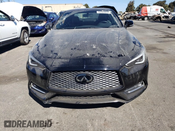 2020 Infiniti Q60 Luxe with VIN JN1EV7EK0LM340419, listed as a Copart auction lot 67869034 with 32,378 mi miles and Salvage Title. Bid and sale history available at DreamBid. Image 5.