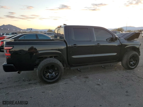 2022 Nissan Frontier S with VIN 1N6ED1EJXNN637311, listed as a Copart auction lot 82358754 with 60,224 mi miles and Salvage Title. Bid and sale history available at carsss.com. Image 3.