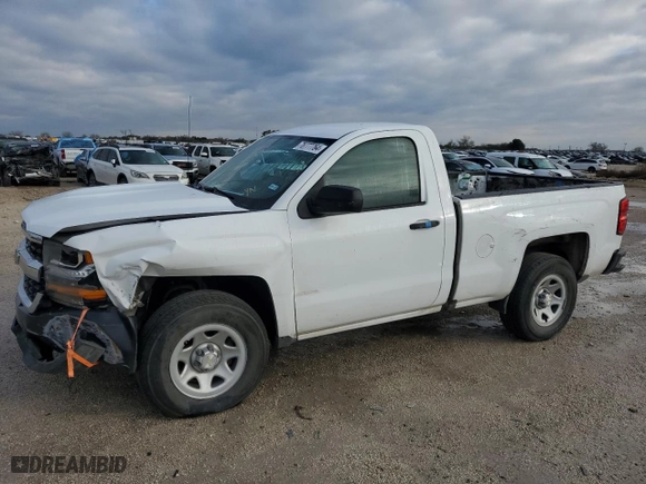 2018 Chevrolet Silverado 1500 LS with VIN 1GCNCNEH4JZ268975, listed as a Copart auction lot 78777764 with 0 mi miles and Salvage Title. Bid and sale history available at carsss.com. Image 1.
