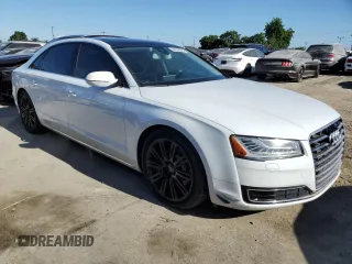 2015 Audi A8 3.0T with VIN WAU3GAFD8FN005271, listed as a Copart auction lot 64262595 with 88,931 mi miles and Salvage title. Bid and sale history available at DreamBid. Image 4.