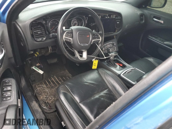 2015 Dodge Charger RT with VIN 2C3CDXCT2FH777384, listed as a Copart auction lot 49729685 with 96,718 mi miles and Salvage Title. Bid and sale history available at DreamBid. Image 8.