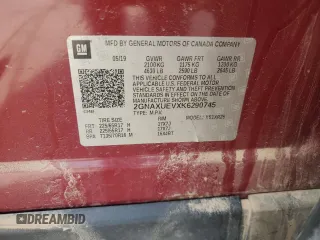 2019 Chevrolet Equinox LT with VIN 2GNAXUEVXK6290745, listed as a Copart auction lot 52259395 with 103,359 mi miles and Salvage Title. Bid and sale history available at DreamBid. Image 13.