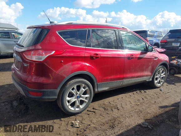 2015 Ford Escape Titanium with VIN 1FMCU9J91FUA97855, listed as a IAAI auction lot 41689650 with 125,487 mi miles. Bid and sale history available at carsss.com. Image 13.