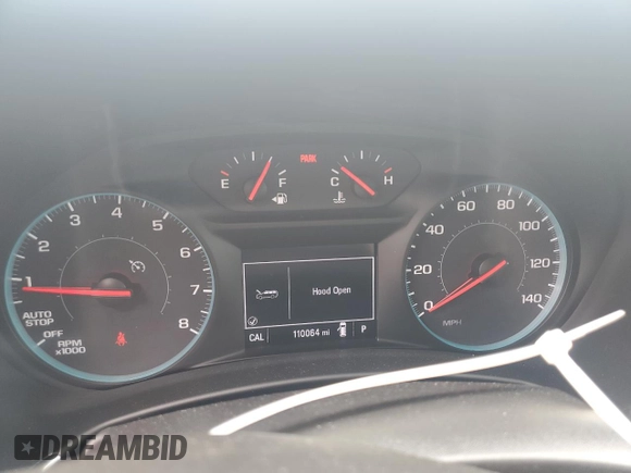 2018 Chevrolet Equinox LT with VIN 2GNAXJEV3J6329950, listed as a Copart auction lot 64434345 with 110,064 mi miles and Salvage title. Bid and sale history available at DreamBid. Image 9.