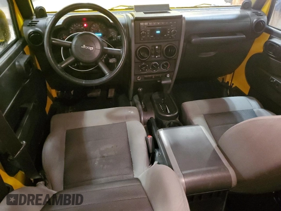 2008 Jeep Wrangler Unlimited X with VIN 1J4GA39148L609802, listed as a Copart auction lot 55179465 with 147,985 mi miles and Non repairable. Bid and sale history available at DreamBid. Image 8.