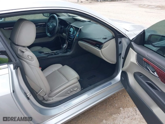 2017 Cadillac ATS Coupe Luxury RWD with VIN 1G6AB1RX4H0201743, listed as a IAAI auction lot 41675124 with 69,306 mi miles. Bid and sale history available at carsss.com. Image 5.