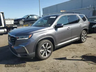2025 Honda Pilot Elite with VIN 5FNYG1H80SB070312, listed as a Copart auction lot 51281065 with 7,026 mi miles and Salvage Title. Bid and sale history available at DreamBid. Image 1.