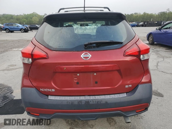2019 Nissan Kicks SR with VIN 3N1CP5CU8KL482701, listed as a Copart auction lot 51110105 with 93,263 mi miles and Salvage Title. Bid and sale history available at carsss.com. Image 6.