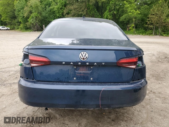 2021 Volkswagen Passat SE with VIN 1VWSA7A33MC012944, listed as a Copart auction lot 57337345 with 100,641 mi miles and Non repairable. Bid and sale history available at DreamBid. Image 6.
