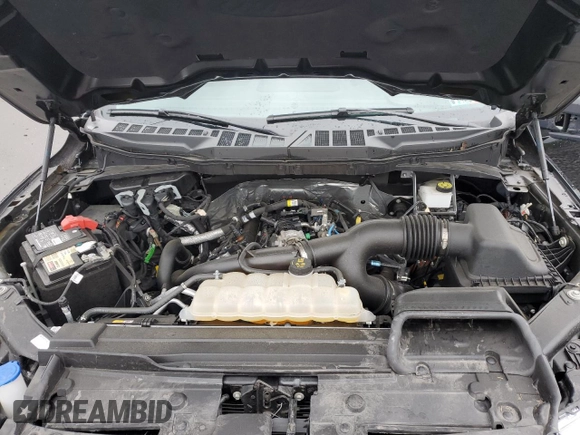 2023 Ford F-150 XL with VIN 1FTEX1EPXPKE88370, listed as a Copart auction lot 57719225 with 31,440 mi miles and Salvage title. Bid and sale history available at DreamBid. Image 11.