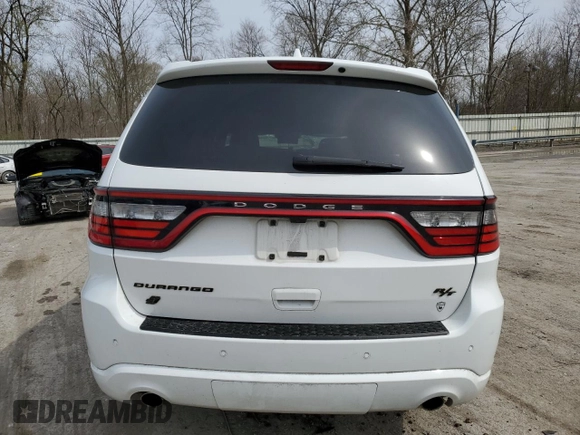 2019 Dodge Durango R/T with VIN 1C4SDJCT4KC617329, listed as a Copart auction lot 52976745 with 92,851 mi miles and Salvage title. Bid and sale history available at DreamBid. Image 6.