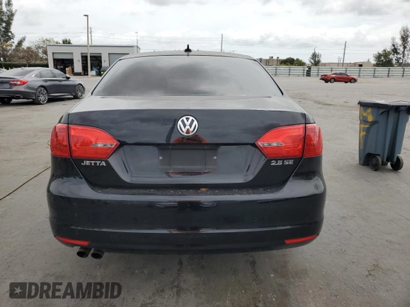 2012 Volkswagen Jetta Sedan SE w/Convenience with VIN 3VWDX7AJ9CM317030, listed as a Copart auction lot 50404025 with 147,237 mi miles and Salvage Title. Bid and sale history available at carsss.com. Image 6.